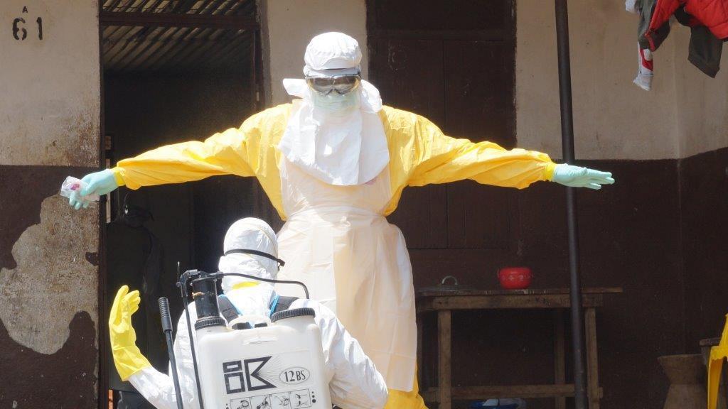 Ebola Decontamination in Sierra Leone, August 2014