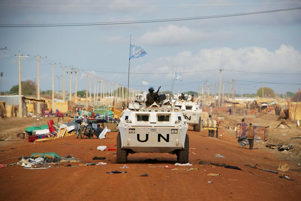 Zambian Peacekeapers UNMIS; Abyei,Sudan, May 2011