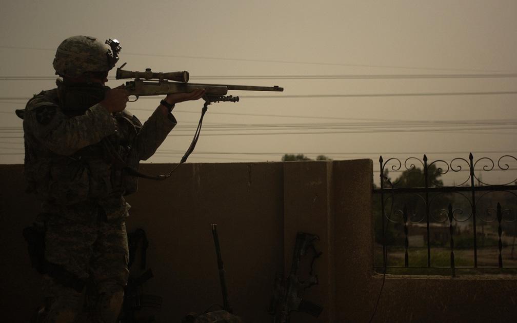 Sniper on Roof, Rashid