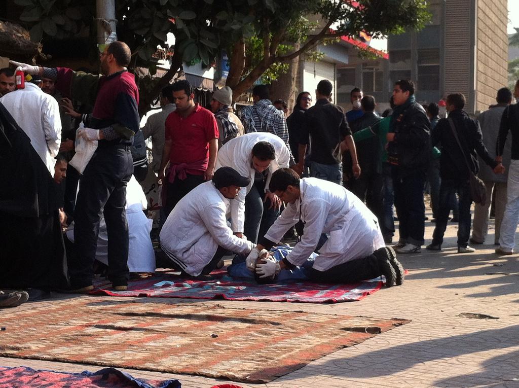 Tahrir's Makeshift Clinic