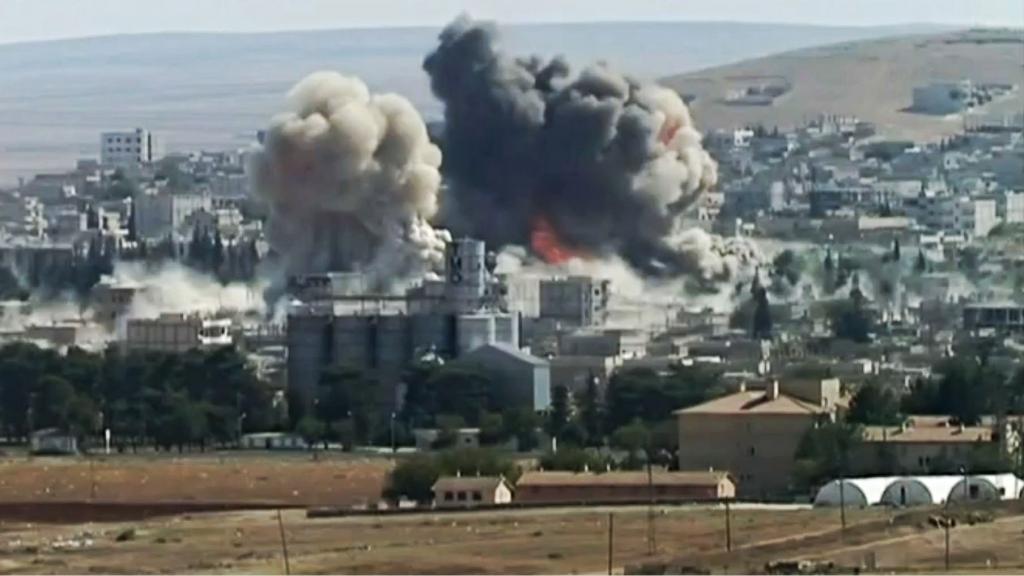 Kobane Twin Explosions, Kobane Syria, October 2014
