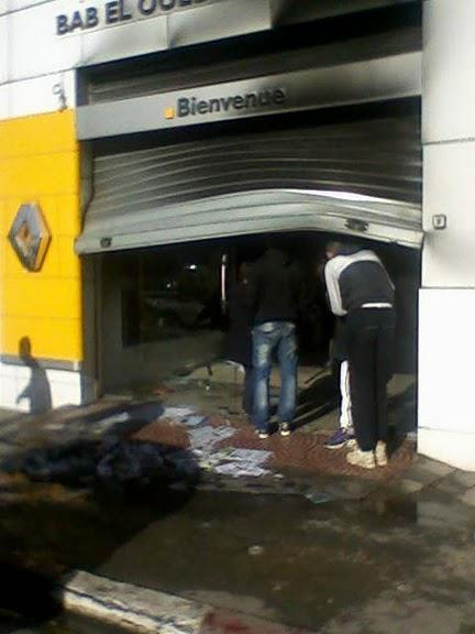 Destroyed Renault Dealership, Algiers Algeria, January 2011