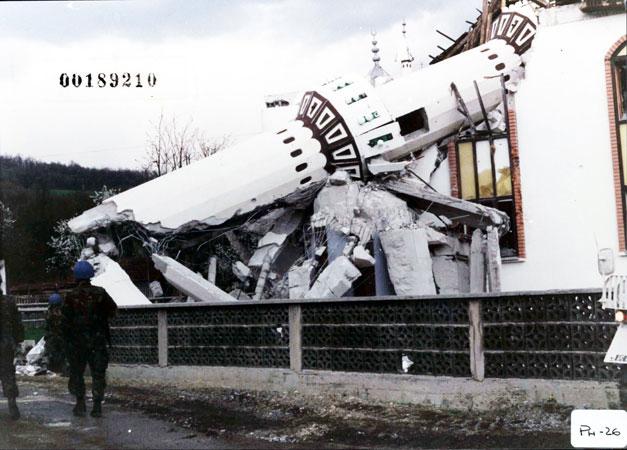 Destroyed Mosque - Bosnia 1993