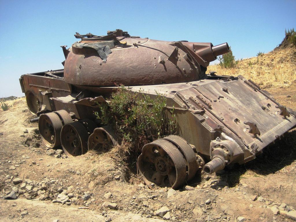 Wrecked Tank