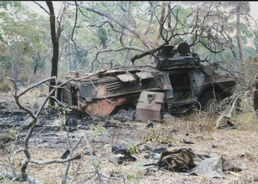 Remains of Armored Vehicle
