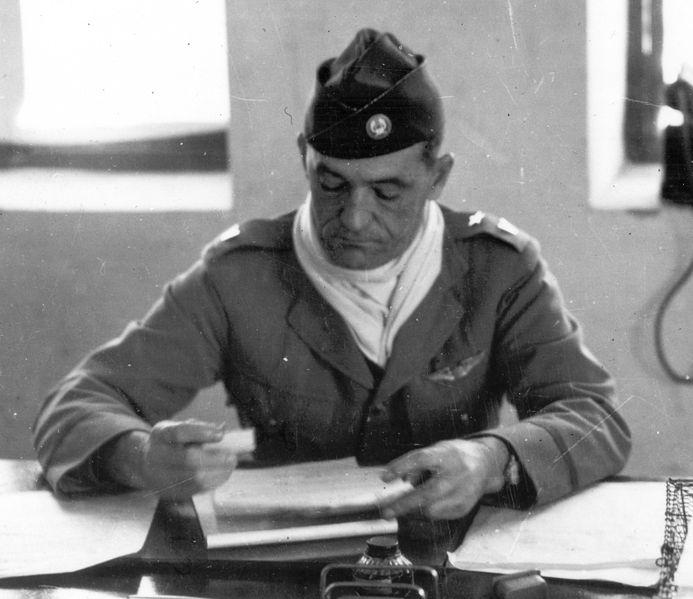 Flying Tigers Commander Claire Chennault, Kunming, China, 1942