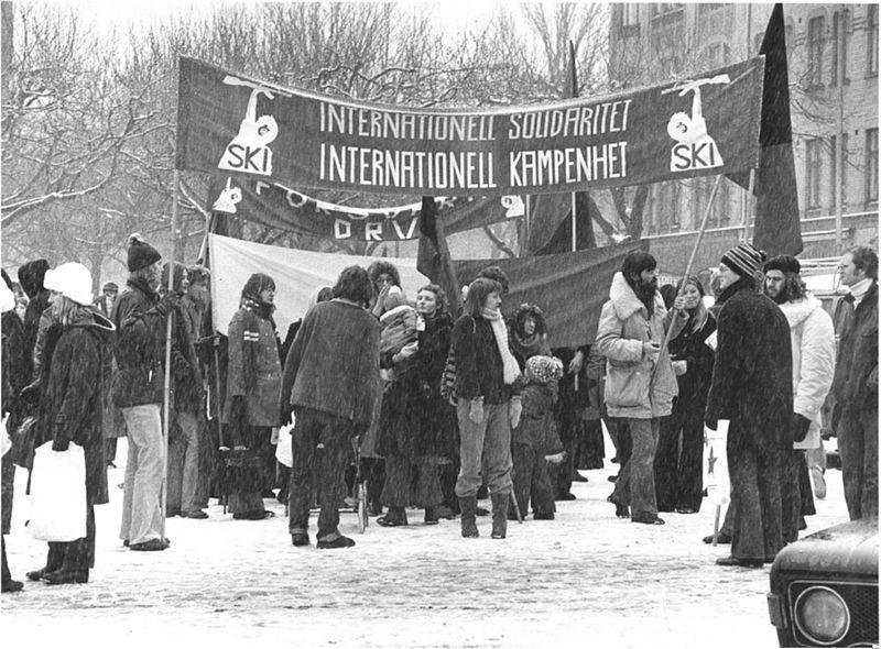 Vietnam War Protest, Lund, Sweden