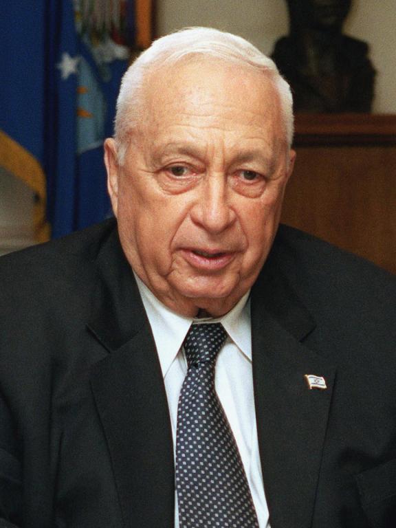 Ariel Sharon, Defense Meeting, Washington, 2002