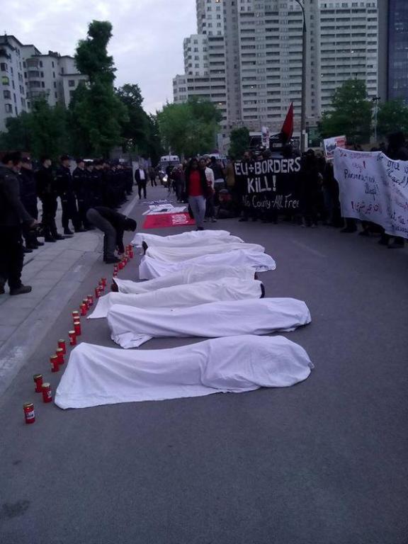 Protesters Demonstrate Against European Union Migrant Policy; Warsaw, Poland, May 2015