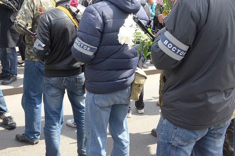 Pro-Russian Vostok Battalion in Donetsk, Eastern Ukraine, May 2014