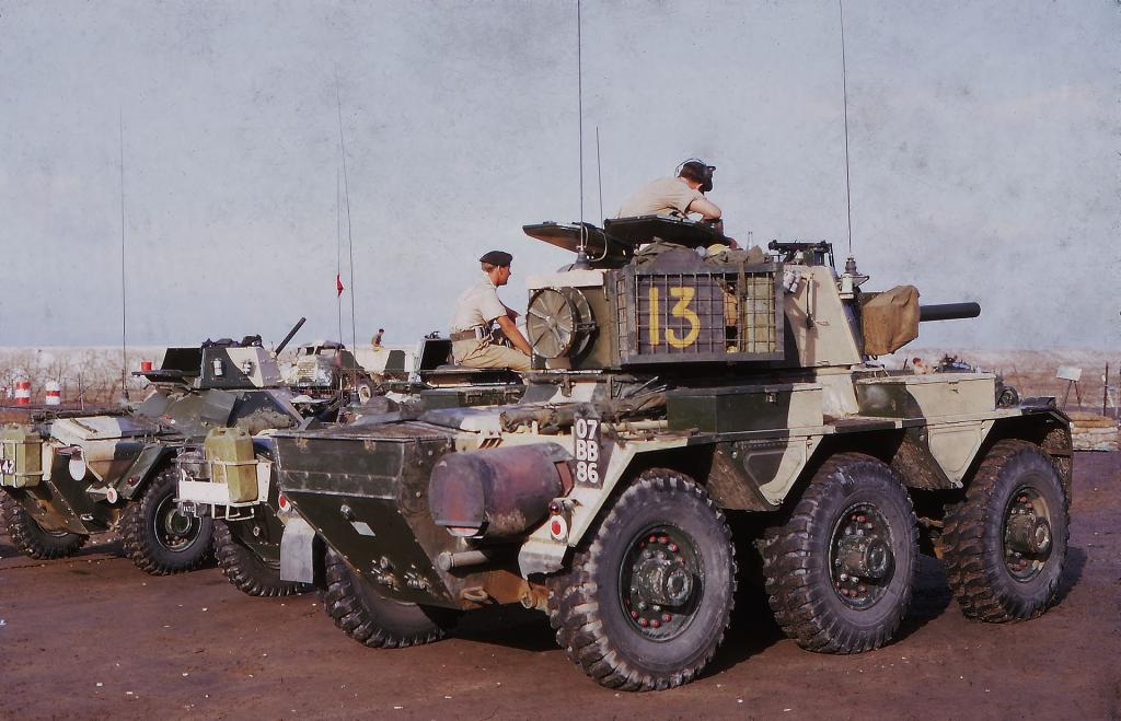 British Armor During Aden Crisis, S. Yemen