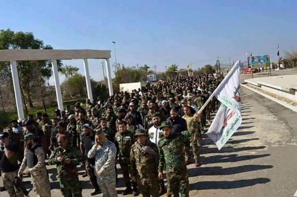 Iraqi Popular Mobilization Units (PMUs) En Route to Tuz Khurmatu; Salahaddin, Iraq, Nov 2015