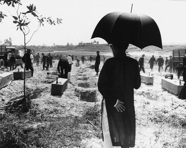 Interment of Victims of the Hue Massacre, Tet Offensive, South Vietnam, 1968