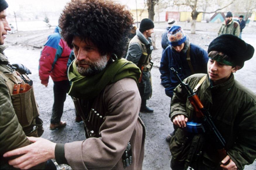 Chechen Irregulars in Grozny during War with Russian State, 1995