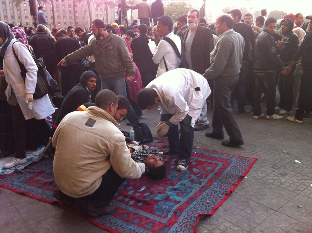 Tahrir's Makeshift Clinic