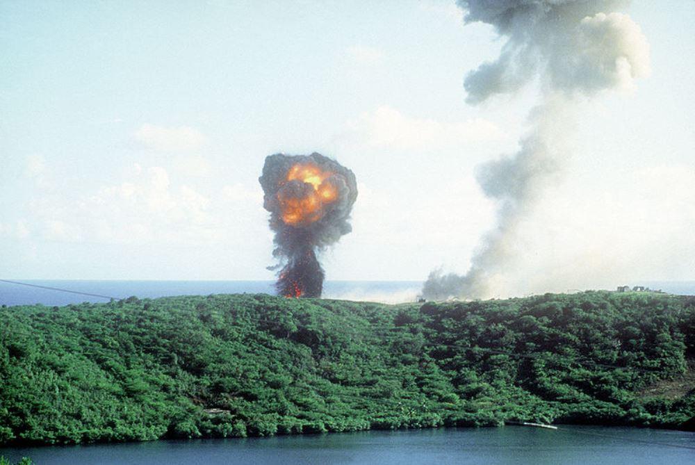 An Explosion During Operation Urgent Fury, Grenada, 1983