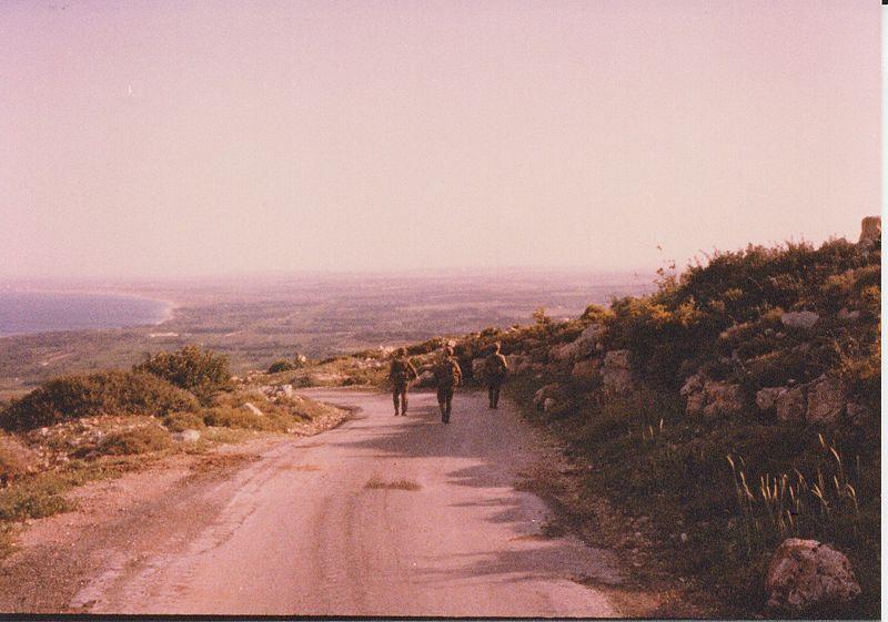 Israeli Soldiers on Patrol in South Lebanon, 1986