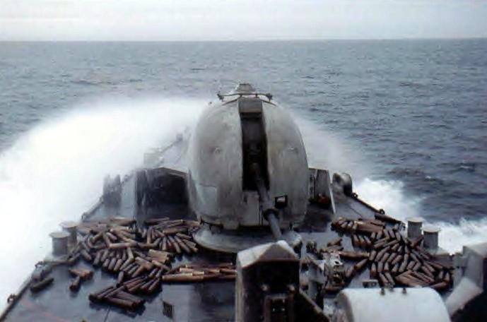 HMS Cardiff Spent Shells, Falklands, 1982