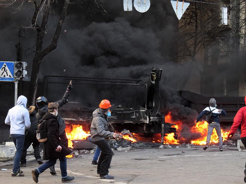 Violent Clashes During Ukraine's Euromaidan, February 2014