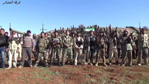 Tribal Fighters Form New Free Syrian Army Unit, Daraa, Jan 2015
