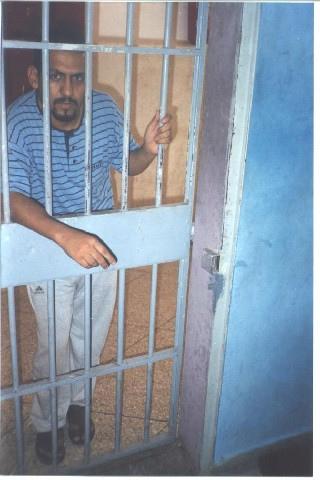 Human rights defender Ali Salem Tamek in Ait Melloul prison (Morocco), August 2005