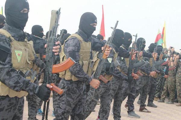 Kurdish YPG Anti-Terror Unit Mobilizing for Siege of Tell Abyad (Girê Spî‎), Syria; June 2015