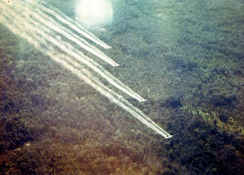 US Planes Spray Defoliant in Operation Ranch Hand, South Vietnam, 1960s