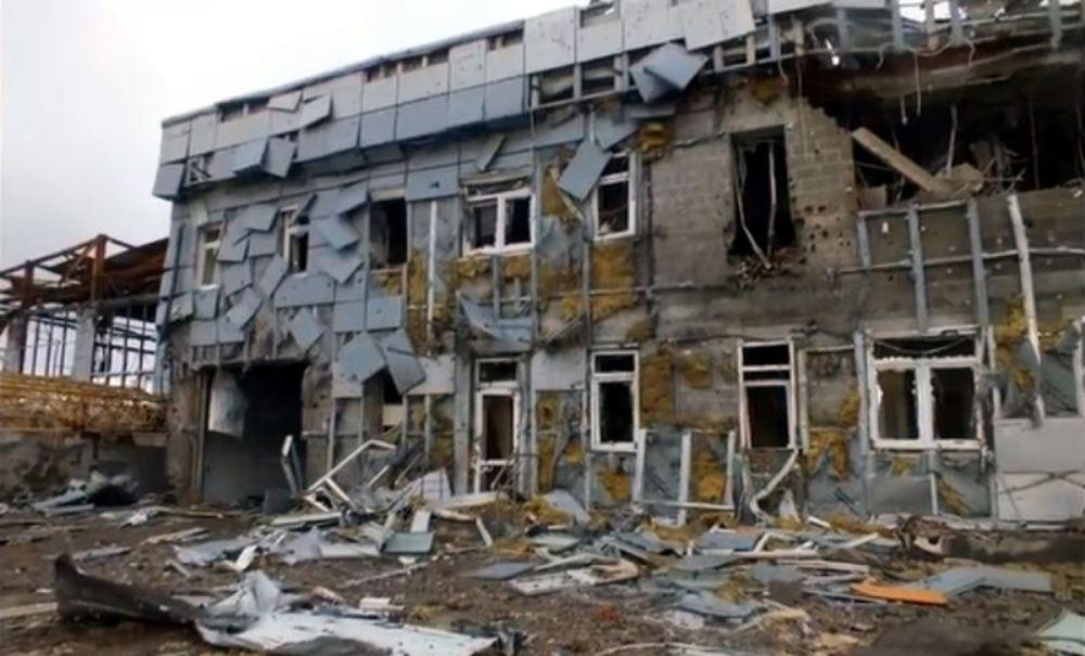 Donetsk International Airport in Ruins, Eastern Ukraine, Dec 2014