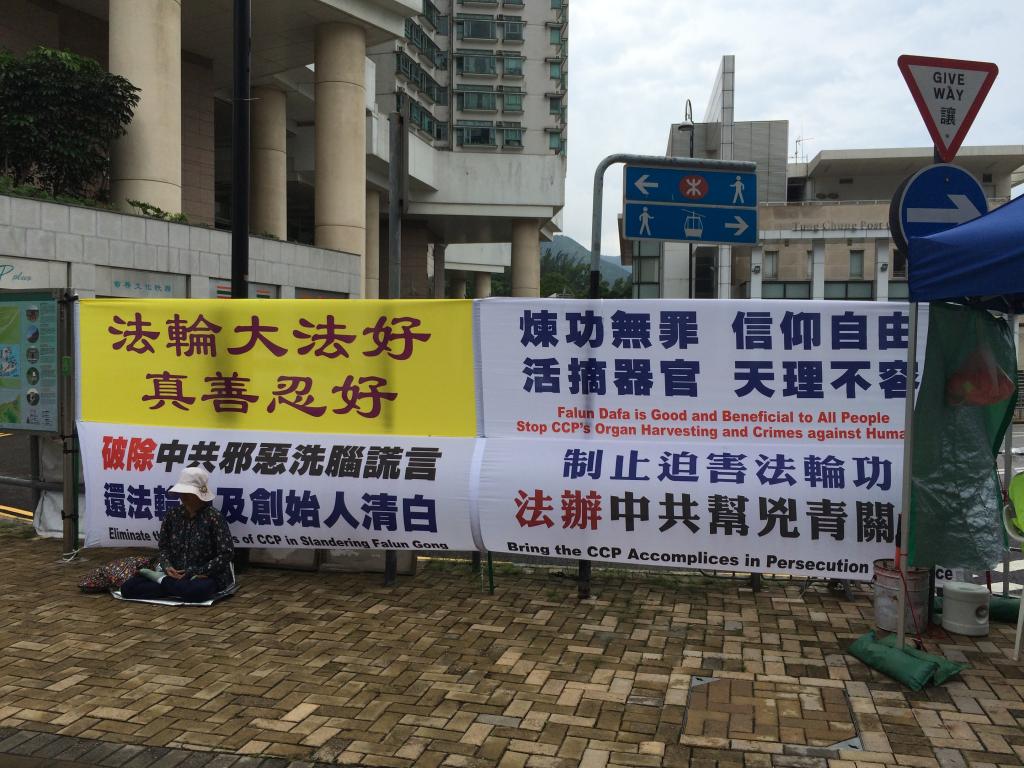 Pro-Falun Gong Protest; Hong Kong, SAR China, June 2016