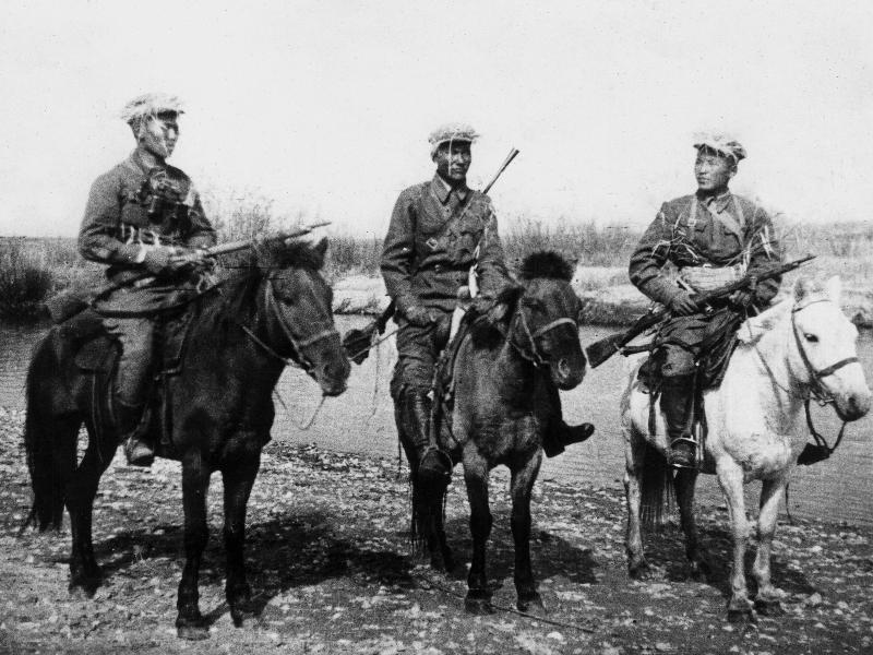 Battle of Khalkhin Gol - Mongolian Cavalry 