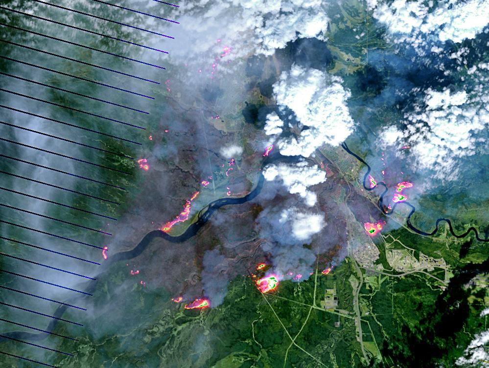 Wildfire Spreads in Fort McMurray; Alberta, Canada, May 2016