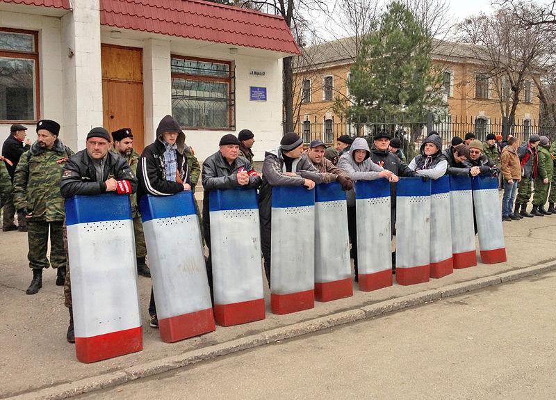 Pro-Russian Shieldsmen in Crimea