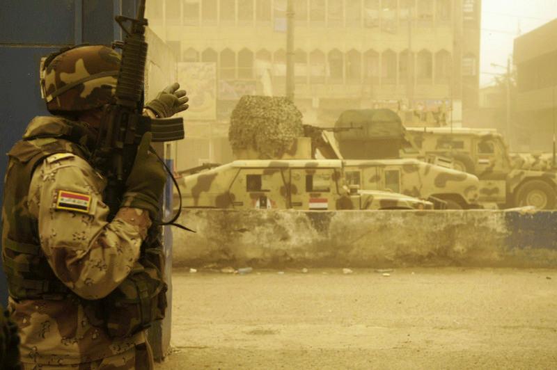 Dusty Battle with Mehdi Militia, Iraq, 2008