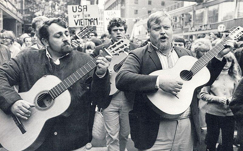 Vietnam War Protest, Stockholm, Sweden, 1965