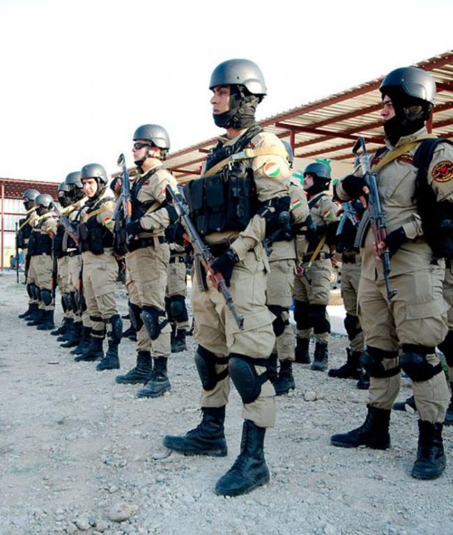 Iraqi Peshmerga Near the Syrian Border, October 2014