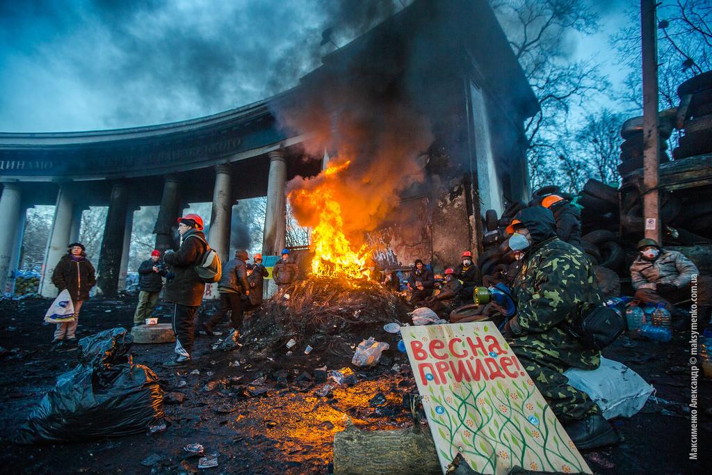 Hrushevskogo Street Barricade