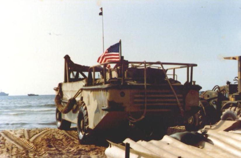 American Amphibian Vehicle in Beirut, Lebanon, 1982