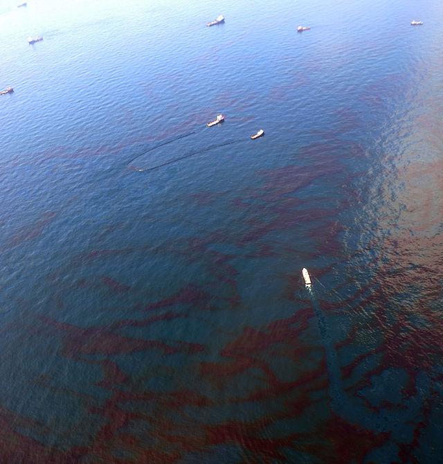 Oil Skimming Vessels Clean Up After Deepwater Horizon