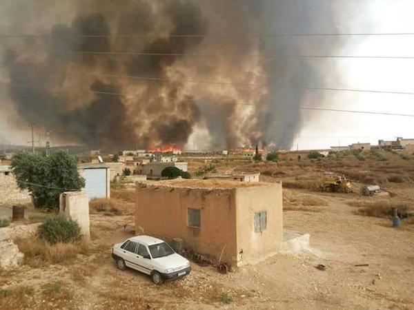 Islamic State Scorched Earth Policy, Kobane Canton-Syria, May 2015