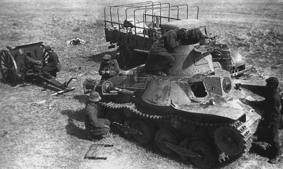 Soviets Capture Japanese Ha-Go Tank