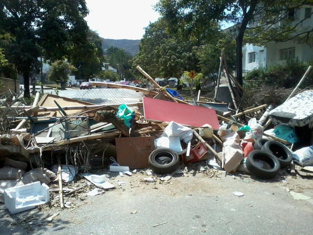 Anti-Government Barricade;Venezuela, March 2014