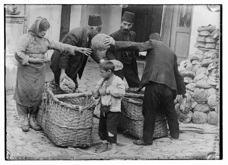 Armenian Refugees Receive Food Relief, World War I