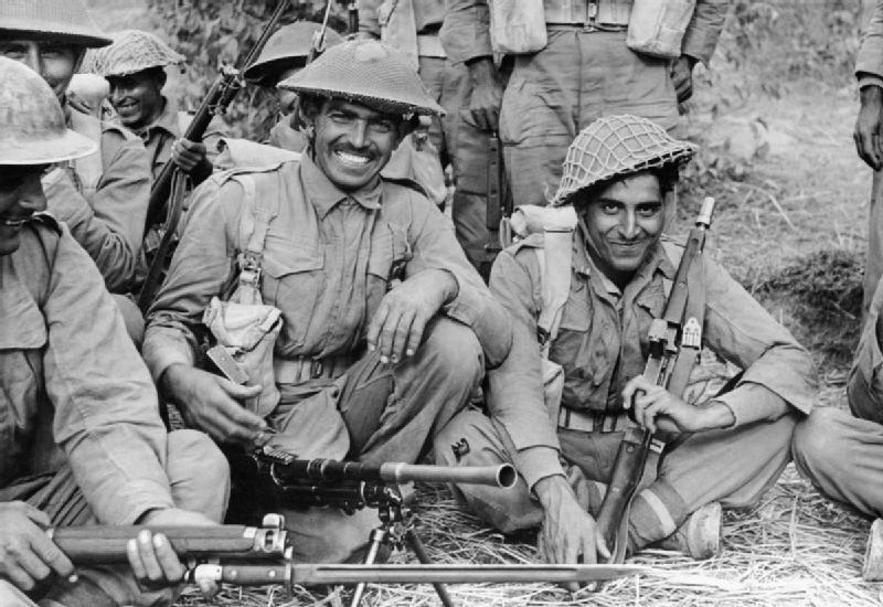 British Indian Troops at the Arakan Front, Burma, 1944