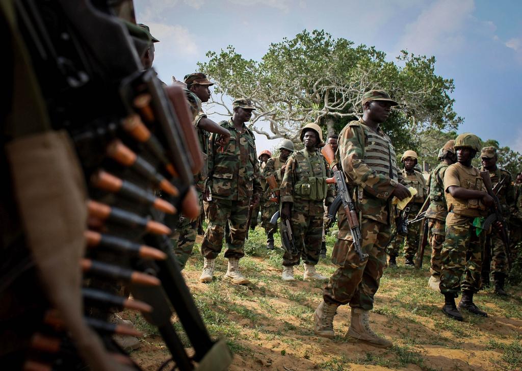 Ugandan AMISOM troops in Somalia, 2012