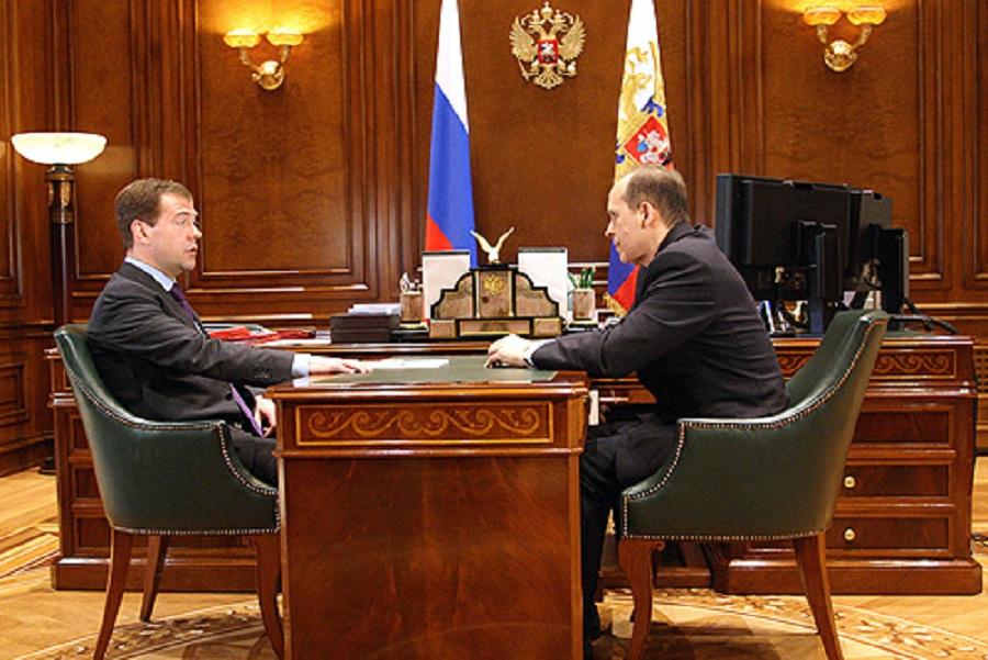Russia's President Medvedev & FSB Head Borotnikov Discuss Conclusion of Anti-Terror Operations in Ch
