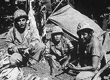 Navajo Code Talkers, Saipan, Northern Marianas, June 1944