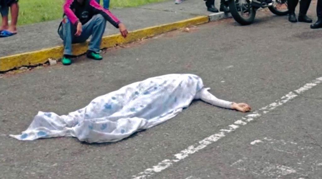 Body of Protester Paola Ramirez; San Cristobal, Venezuala, April 2017