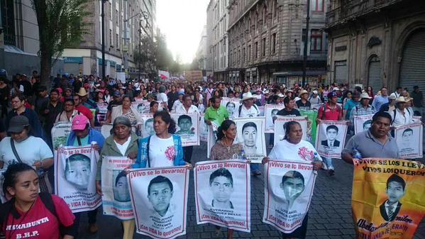 Parents of 'Missing 43' Demand Justice for Their Children; Mexico City, Mexico, Aug 2015