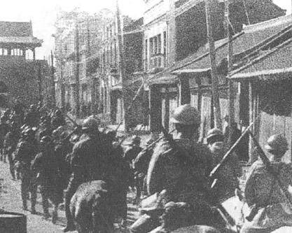 Japanese Cavalry Entering Shenyang, Manchuria, September 1931