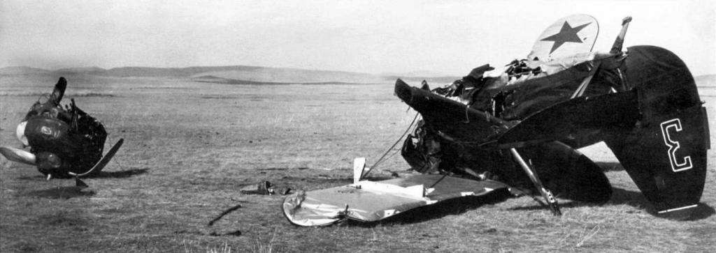 Downed Soviet Aircraft at Khalkin Gol
